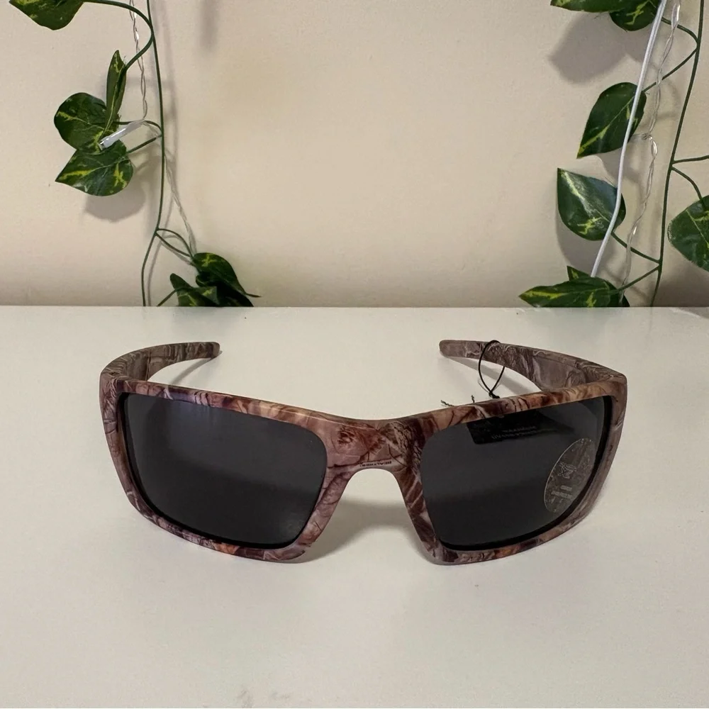 Realtree Camo Brown Sunglasses with Dark Lenses